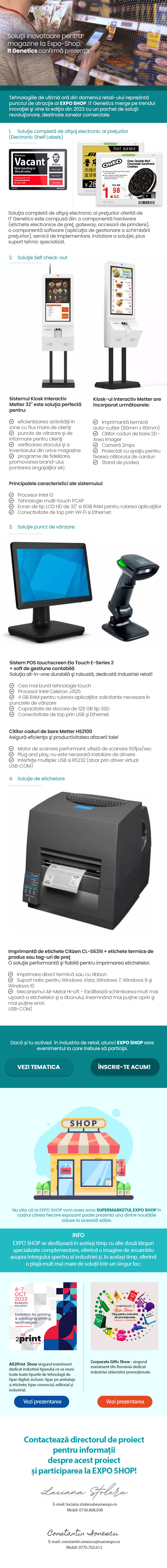 Sistemul de incasare CashMag adus de Marom Systems, la EXPO SHOP 2023