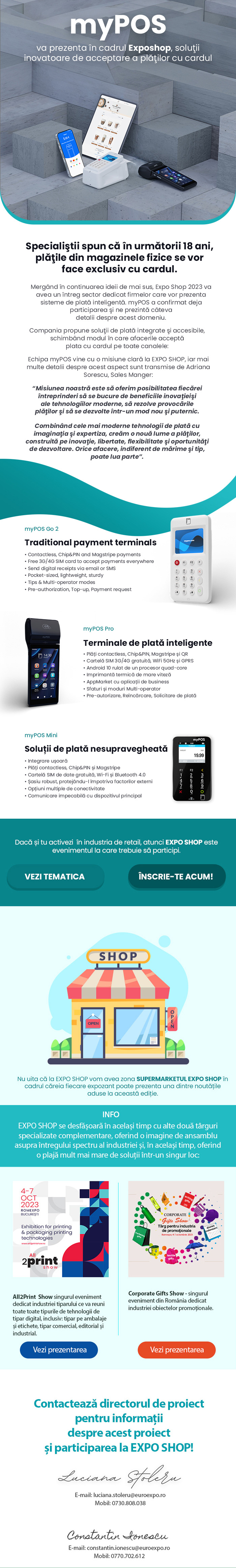 Sistemul de incasare CashMag adus de Marom Systems, la EXPO SHOP 2023